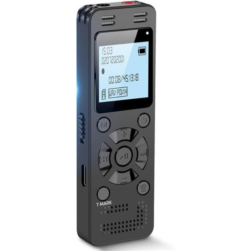 32GB Digital Voice Recorder for Lectures Meetings - EVIDA 2324 Hours Voice